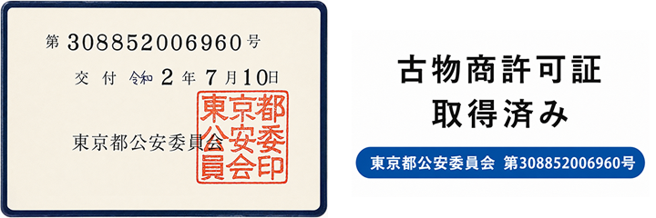 古物商許可証