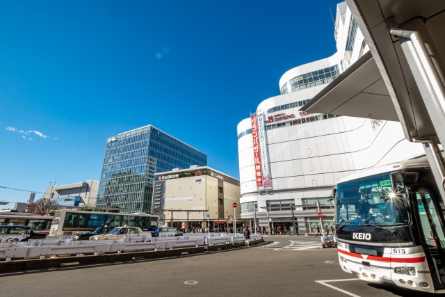 調布市駅前